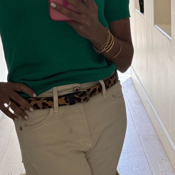 J. Crew Brown Leather Belt - Picture 4 of 6